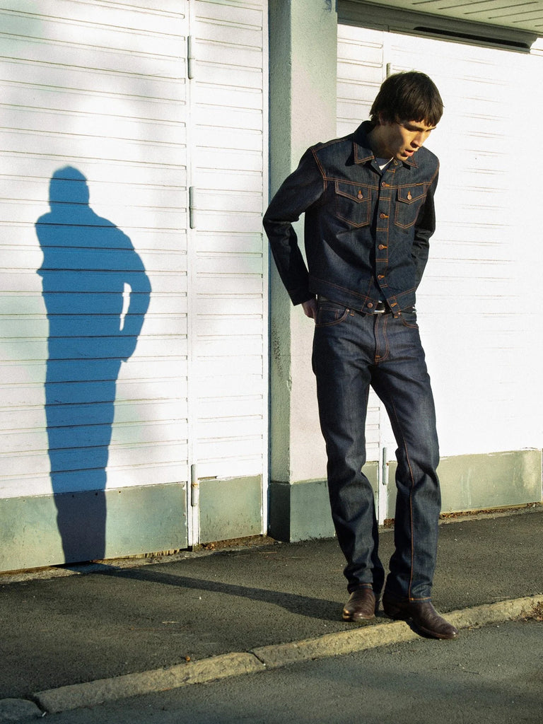 Nudie Jeans - Slim Jim - Dry Streaky-Dutil Denim