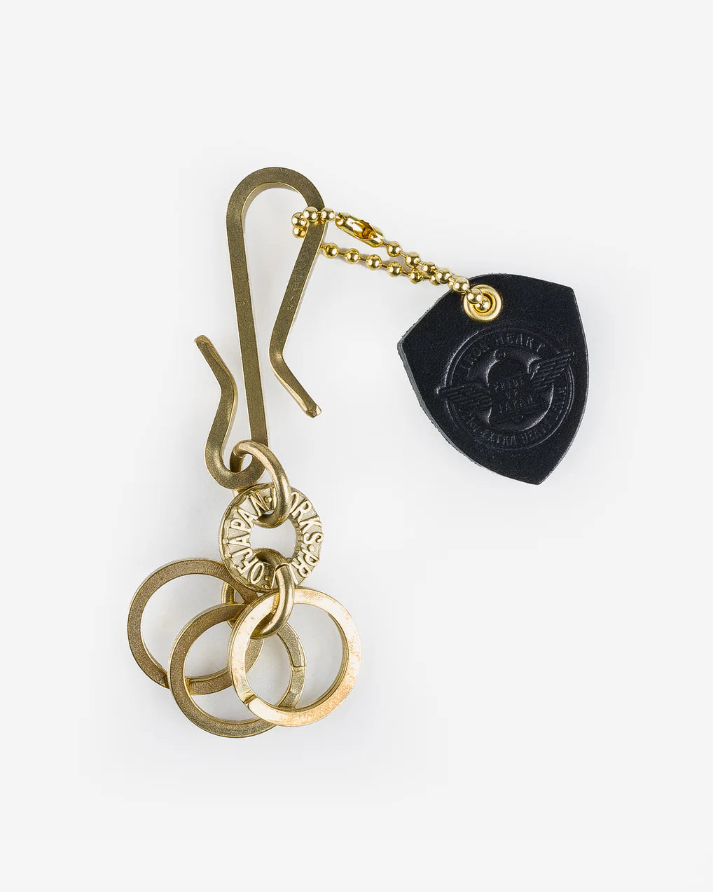 Iron Heart - Key Hook with Rings - Brass– Dutil Denim
