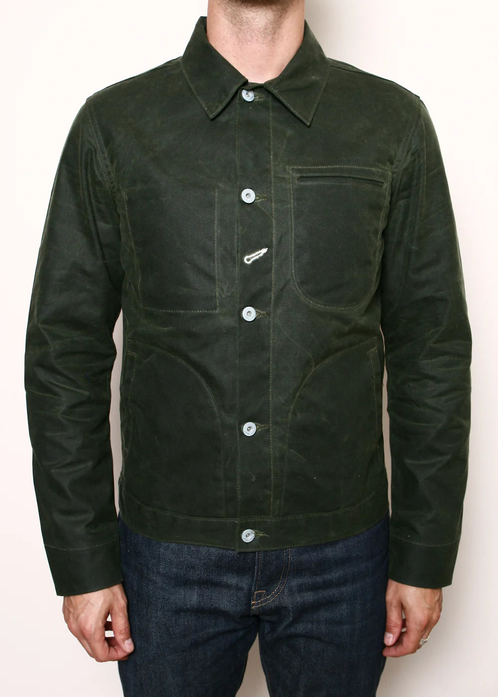 Rogue Territory - Supply Jacket - Olive Waxed Ridgeline