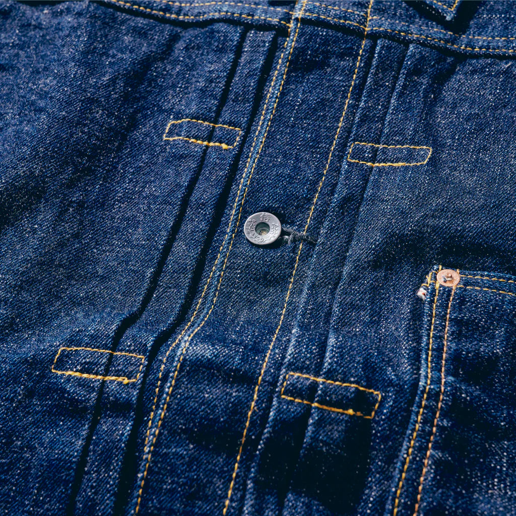 Samurai - 17oz Type 1 (WWII) Denim Jacket - S0555VX– Dutil Denim Samurai - 17oz Type 1 (WWII) Denim Jacket - S0555VX– Dutil Denim
