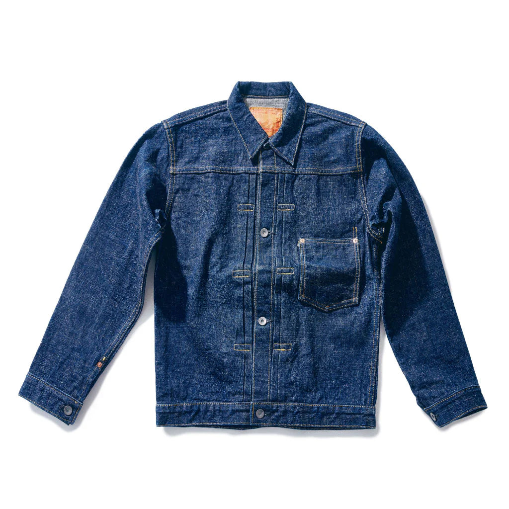 Samurai - 17oz Type 1 (WWII) Denim Jacket - S0555VX– Dutil Denim Samurai - 17oz Type 1 (WWII) Denim Jacket - S0555VX– Dutil Denim