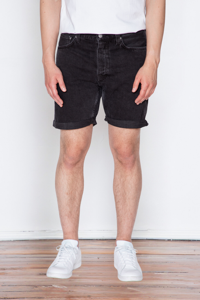 Nudie Jeans Josh Shorts Black Water Denim