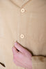C.O.F. Studio - Painter Jacket - Light Cotton Linen Khaki Beige