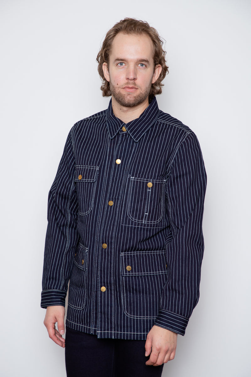 Iron Heart - 12oz Wabash Chore Jacket - Indigo