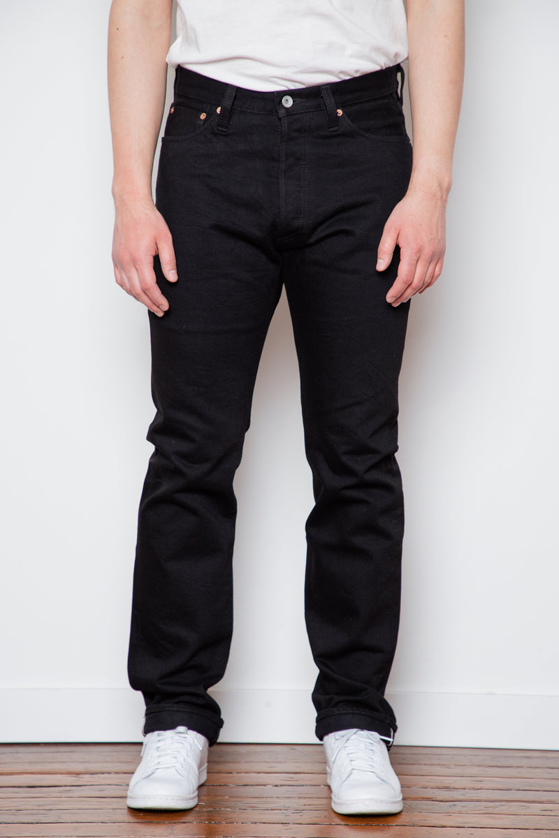 Iron Heart - 888 Relaxed Taper - 14oz Black/Black– Dutil Denim