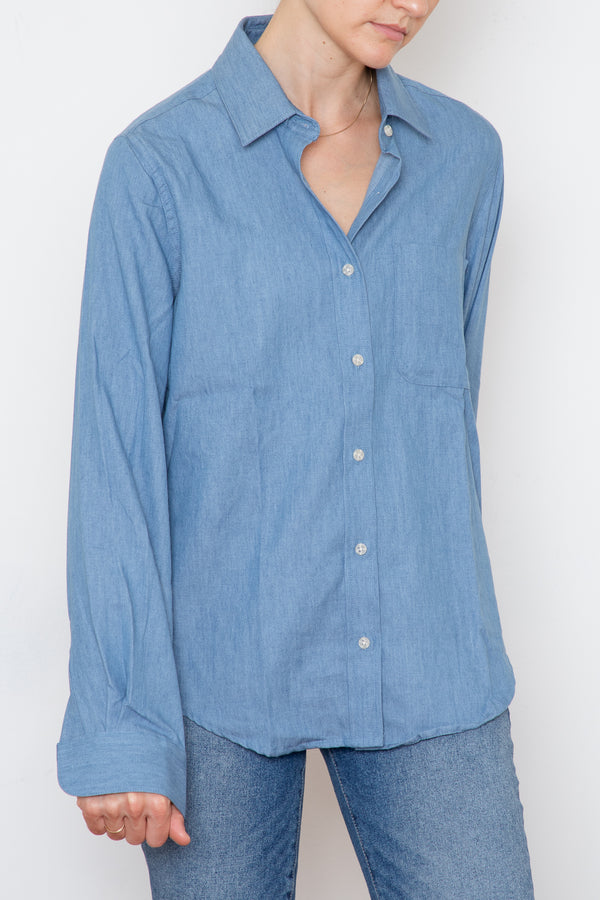 Naked & Famous - Country Shirt - 4.5oz Chambray Blue