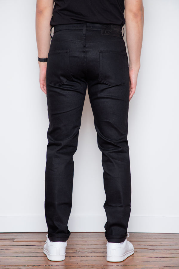 Naked & Famous - Easy Guy - All Black Comfort Stretch
