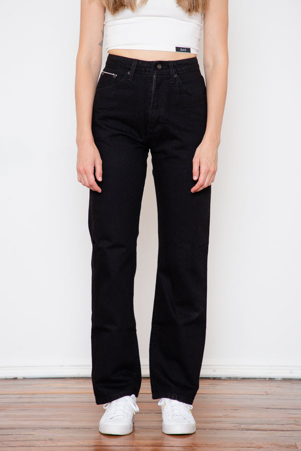 Naked & Famous - Classic - Washed Solid Black Selvedge