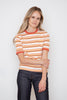 Nudie Jeans - Lova Stripes - Rusty Peach