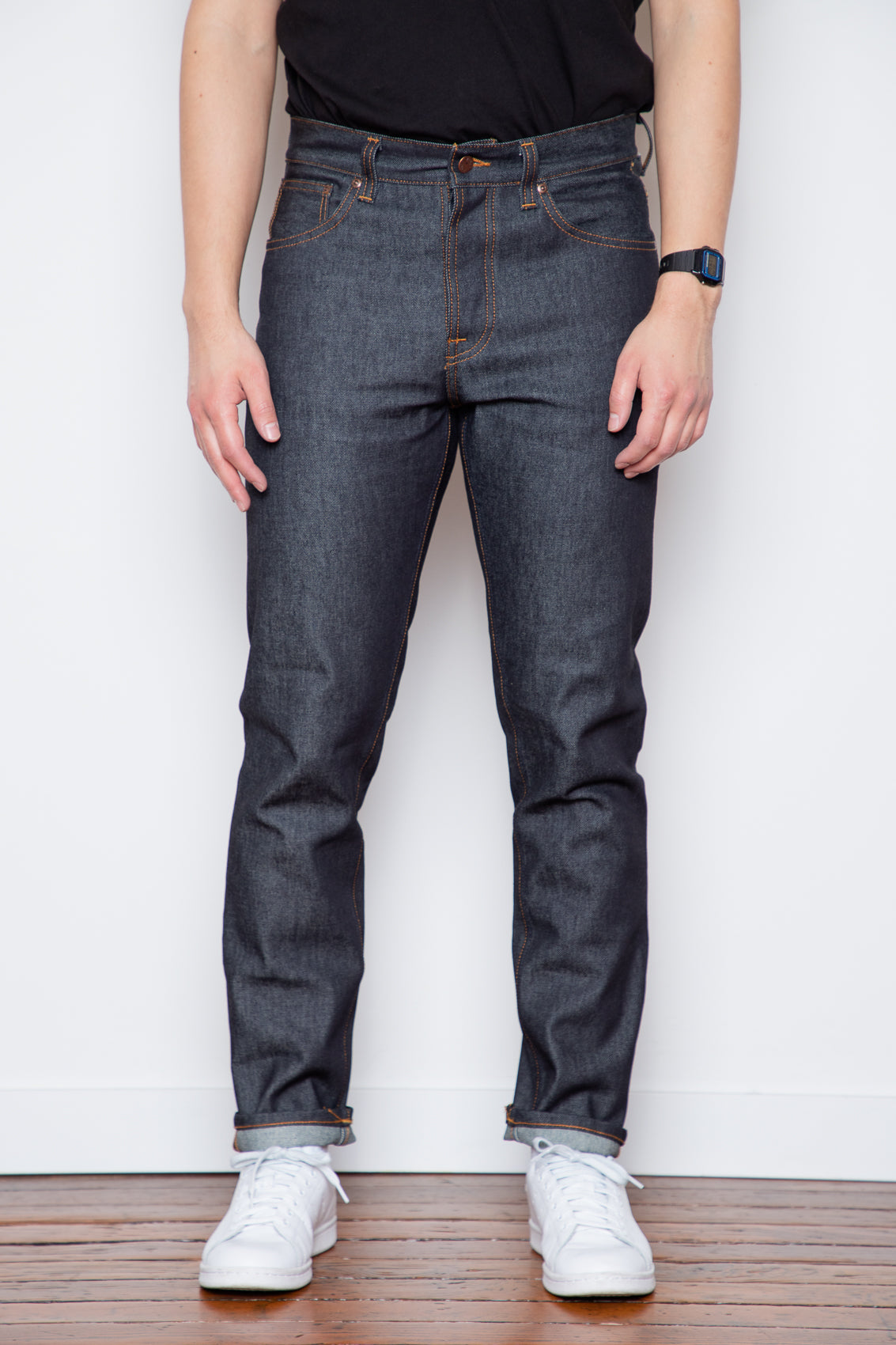 Nudie Jeans Steady Eddie II Dry Heavy– Dutil Denim - Main Image