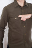 Rogue Territory - Service Shirt - Olive Flannel