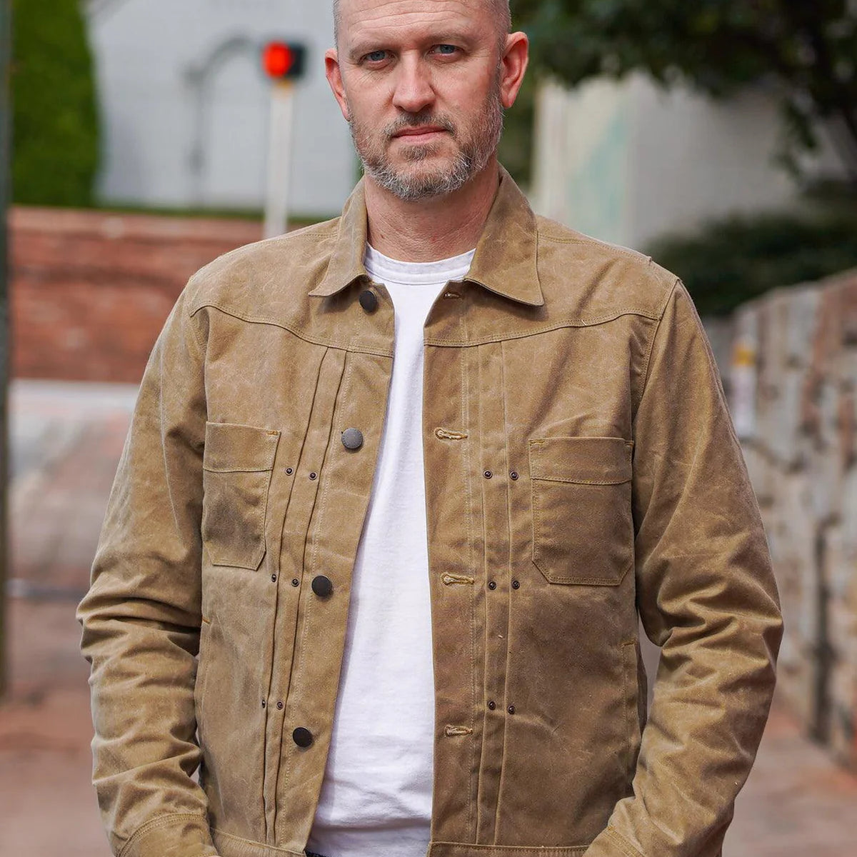 Freenote Riders Jacket Tobacco Waxed-Freenote - Riders Jacket