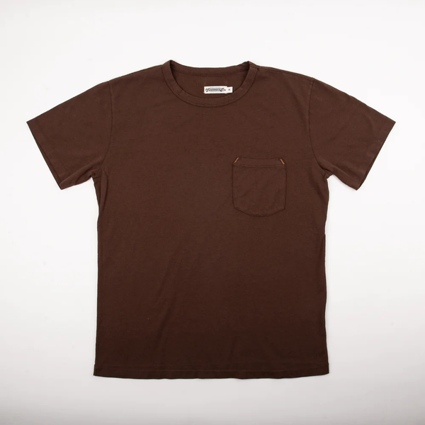 Freenote -  9oz Pocket T-Shirt - Chocolate