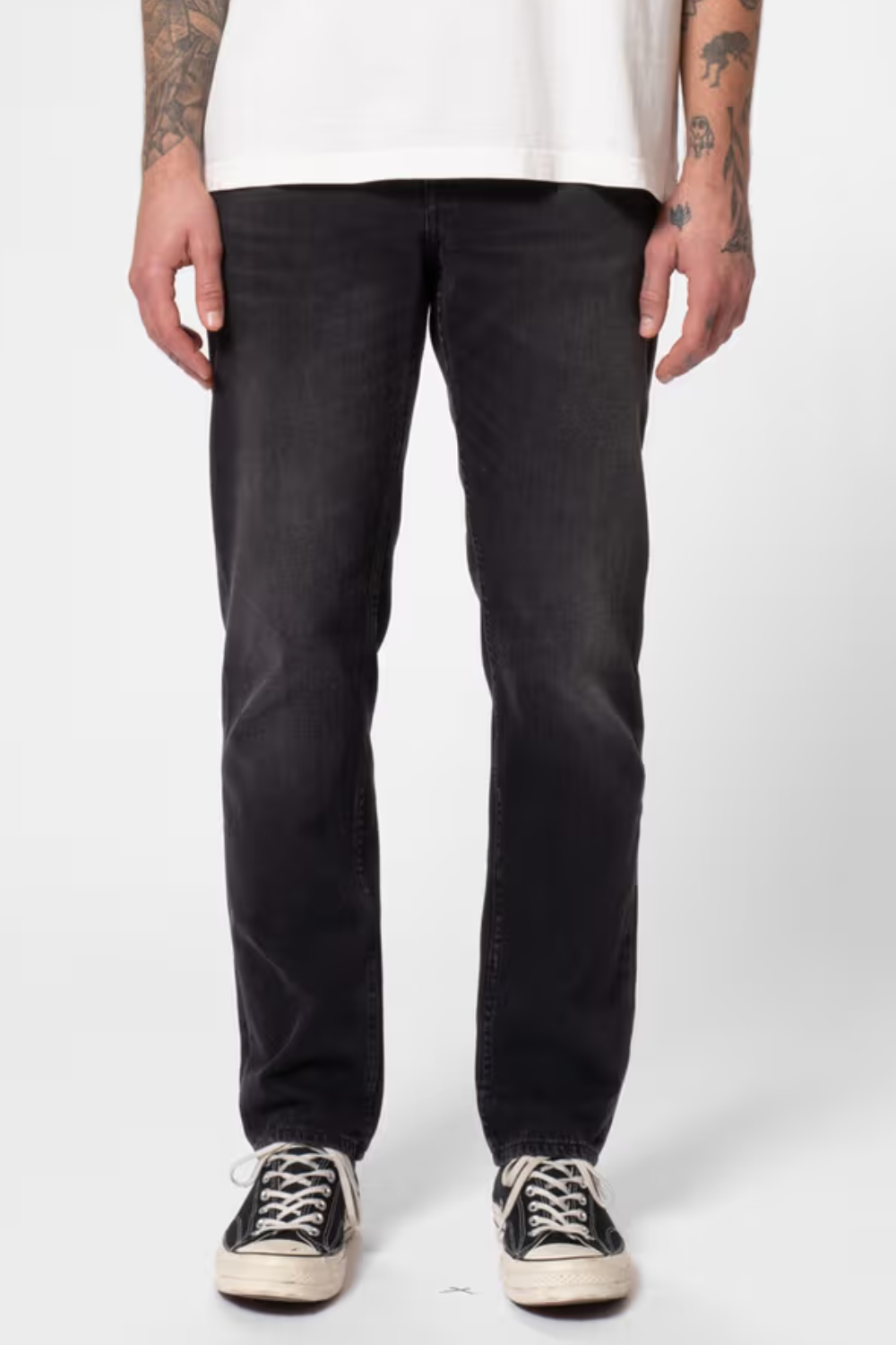 Nudie Jeans - Steady Eddie II - Black Change– Dutil Denim