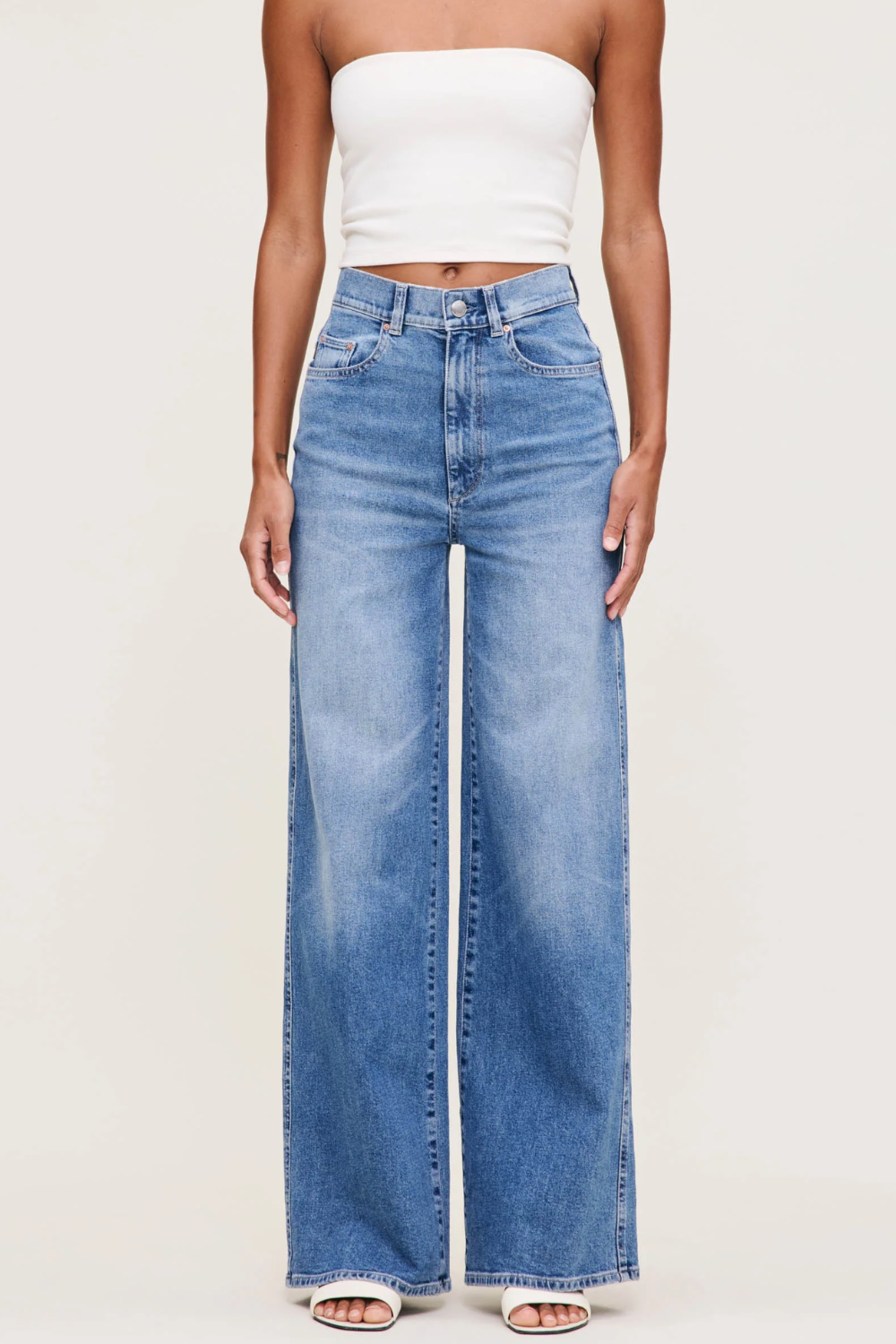 Hepburn Wide Leg Jeans-DL1961 - Hepburn Wide Leg - Wythe-Dutil Denim