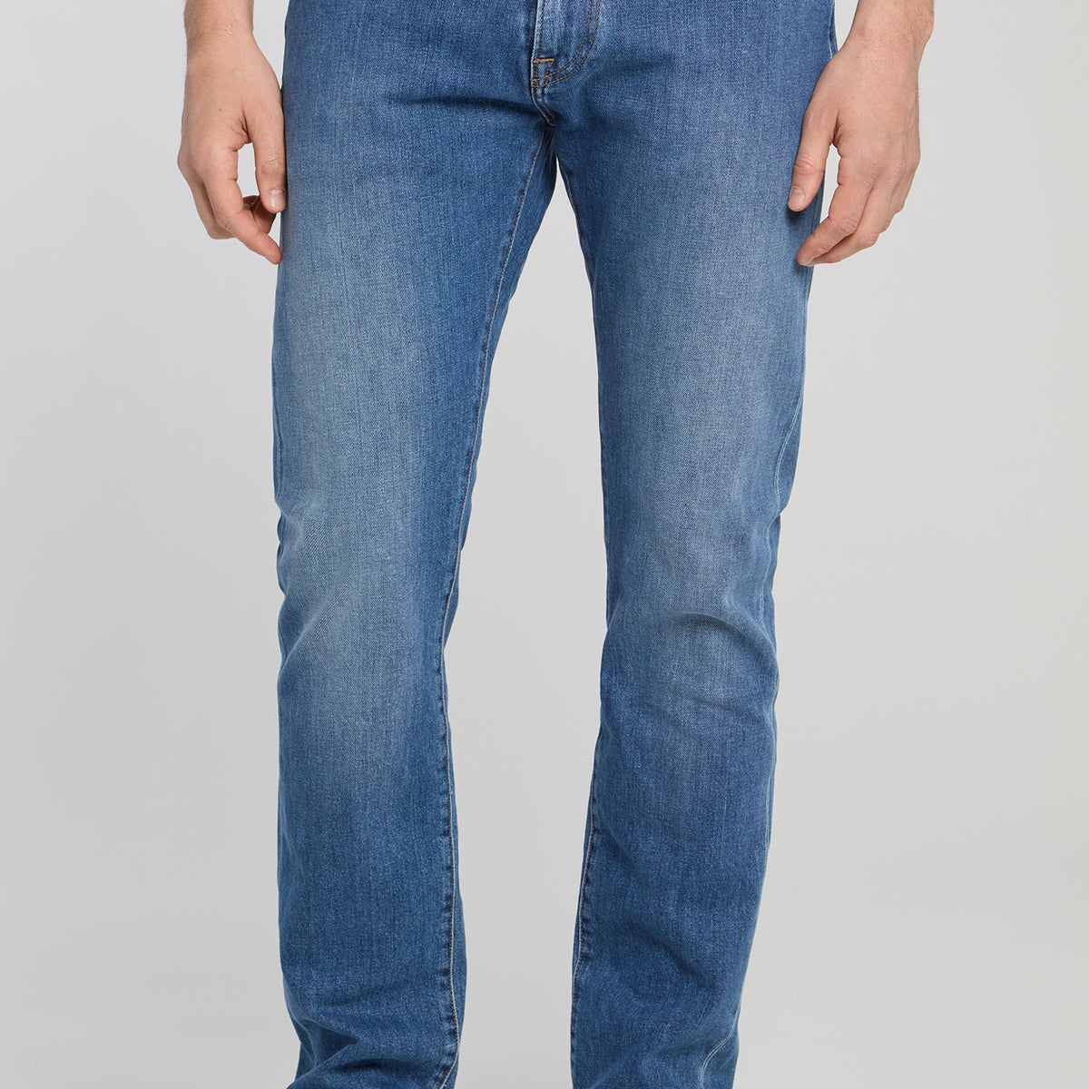 organic indigo blue jeans-C.O.F. Studio - M7 Tapered - CO Indigo