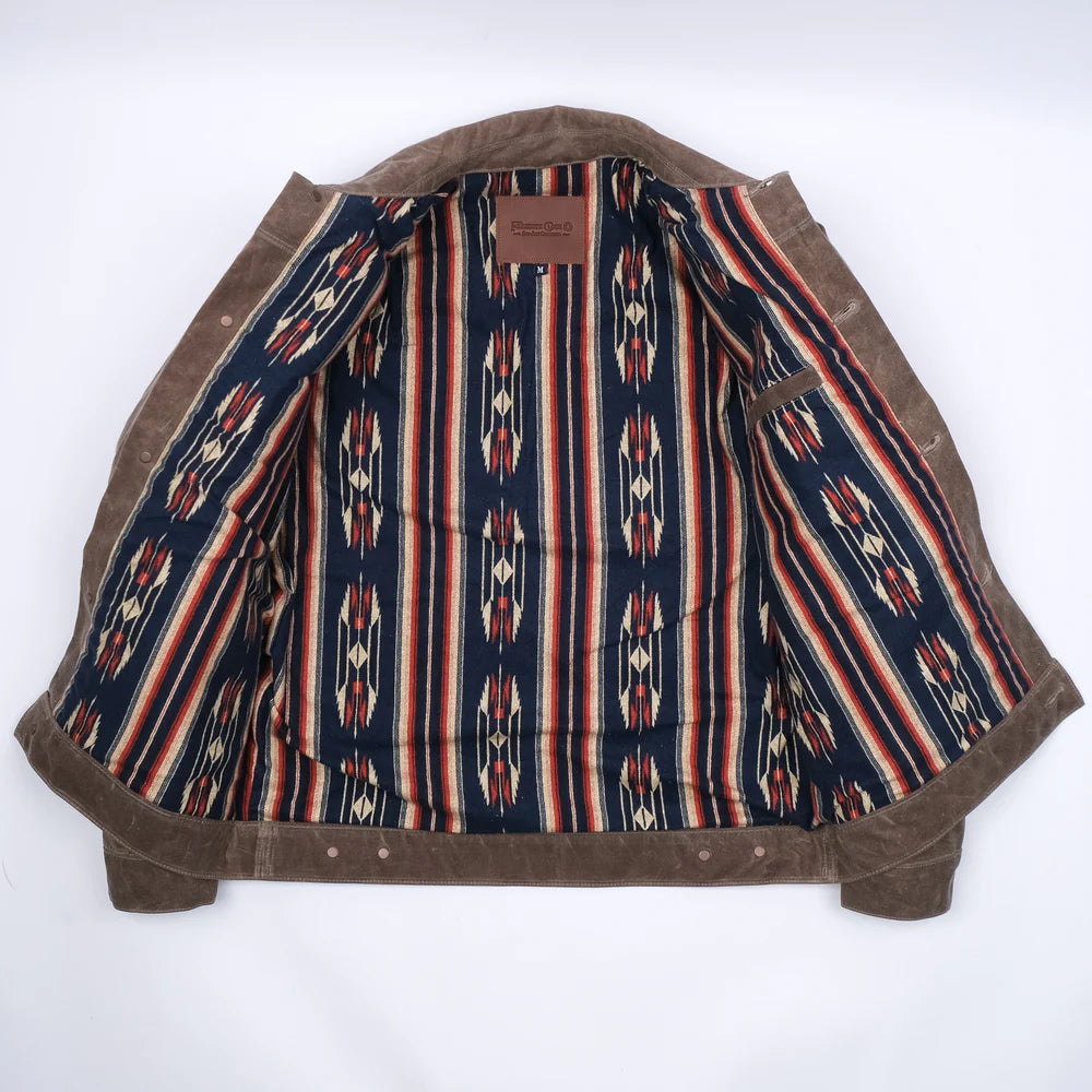 Freenote Hunting Jacket Freenote Riders Jacket-Freenote - Riders Jacket - RJ1 Waxed Oak-Dutil Denim