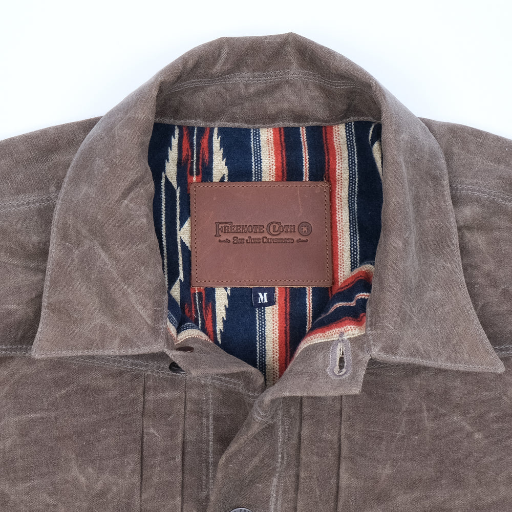 Freenote Hunting Jacket Freenote Riders Jacket-Freenote - Riders Jacket - RJ1 Waxed Oak-Dutil Denim