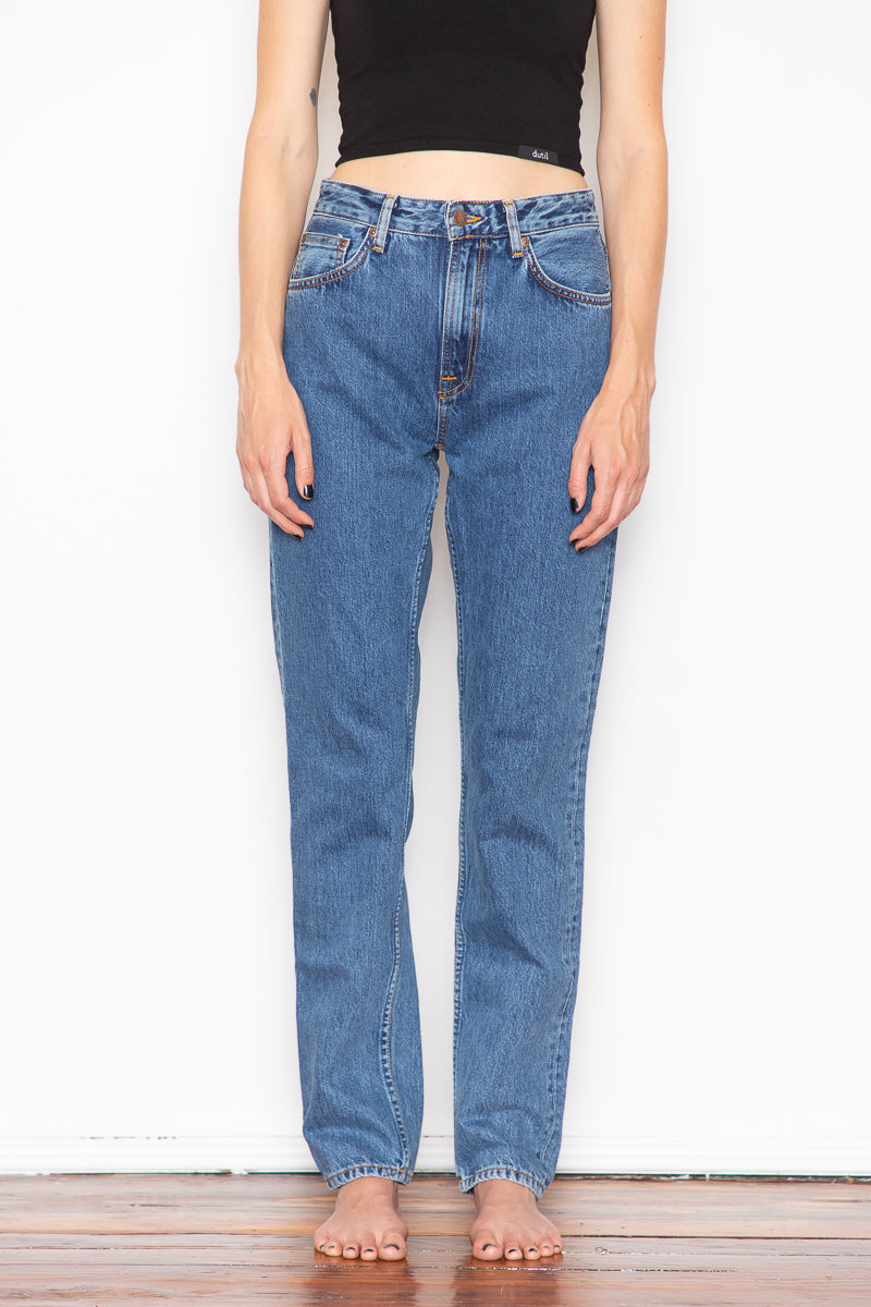 Nudie Jeans Breezy Britt Friendly Blue 32L– Dutil Denim