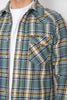 Iron Heart - Western - Ultra Heavy Flannel Tartan Check - Green