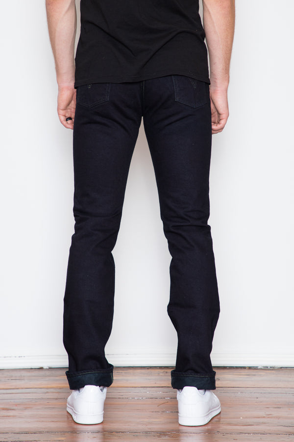 Iron Heart 888 - 14oz Indigo/Black Overdyed Jeans & Apparel Iron Heart - Dutil Denim