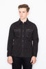 Iron Heart Work Shirt - Wabash Black-Dutil Denim
