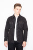 Iron Heart Work Shirt - Wabash Black-Dutil Denim