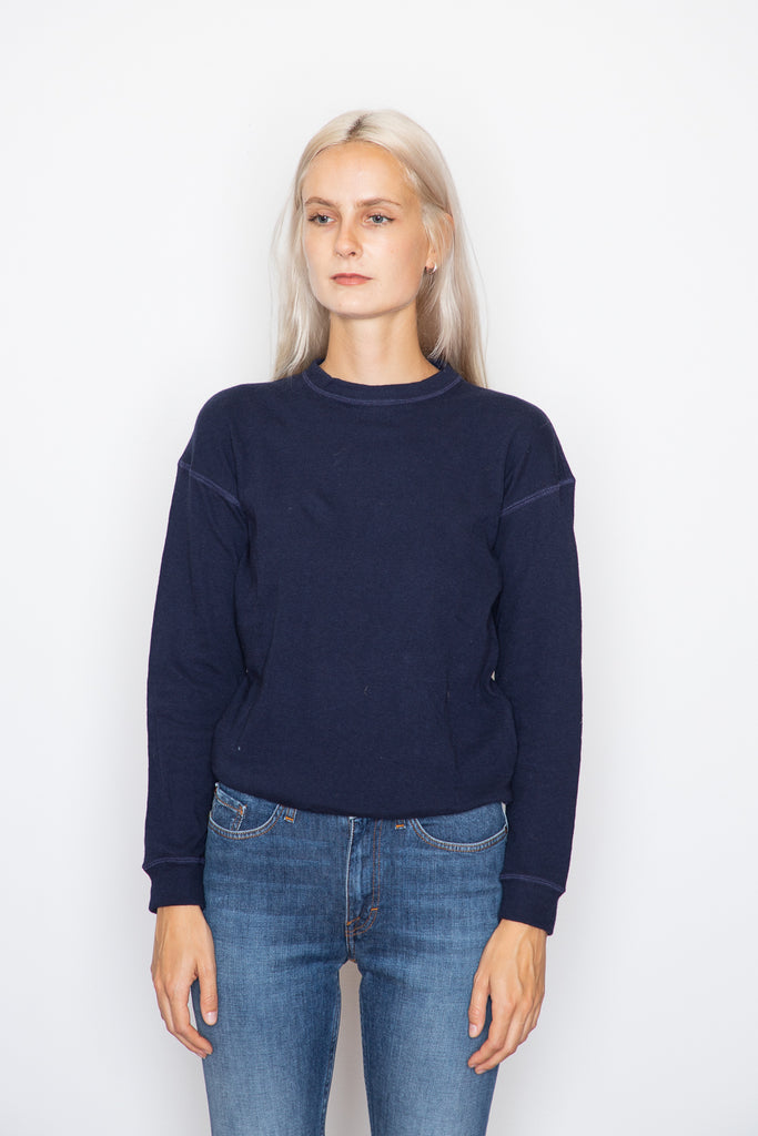 Naked & Famous Women's Weekend Crew - Navy Jeans & Apparel Naked & Famous - Dutil Denim