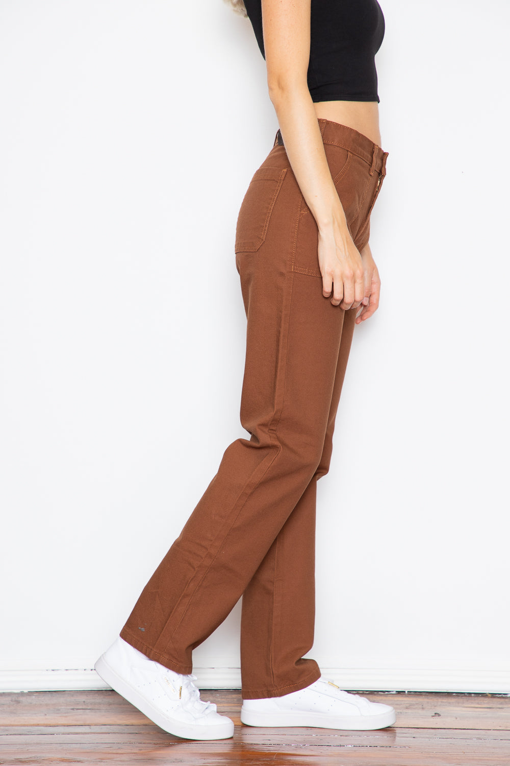 Bebiullo Women Autumn Casual Pants, Solid Color Drawstring Elastic-Waist  Long Trousers with Pockets for Girls,Gray/Black/Dark /Brick Red -  Walmart.com
