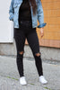 Neuw Marilyn High Rise Skinny - Busted Black Jeans & Apparel - Dutil Denim
