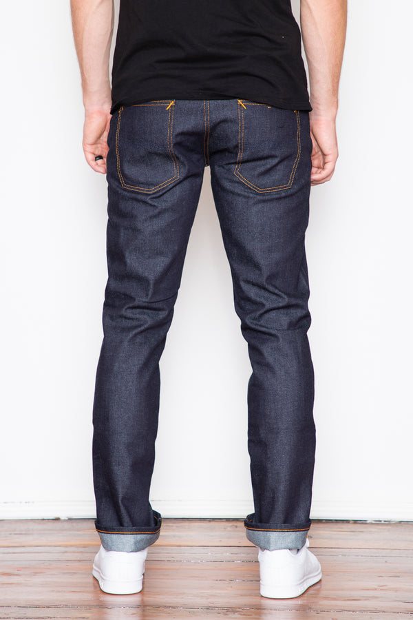 Nudie Jeans Grim Tim - Dry True Navy Jeans & Apparel Nudie - Dutil Denim