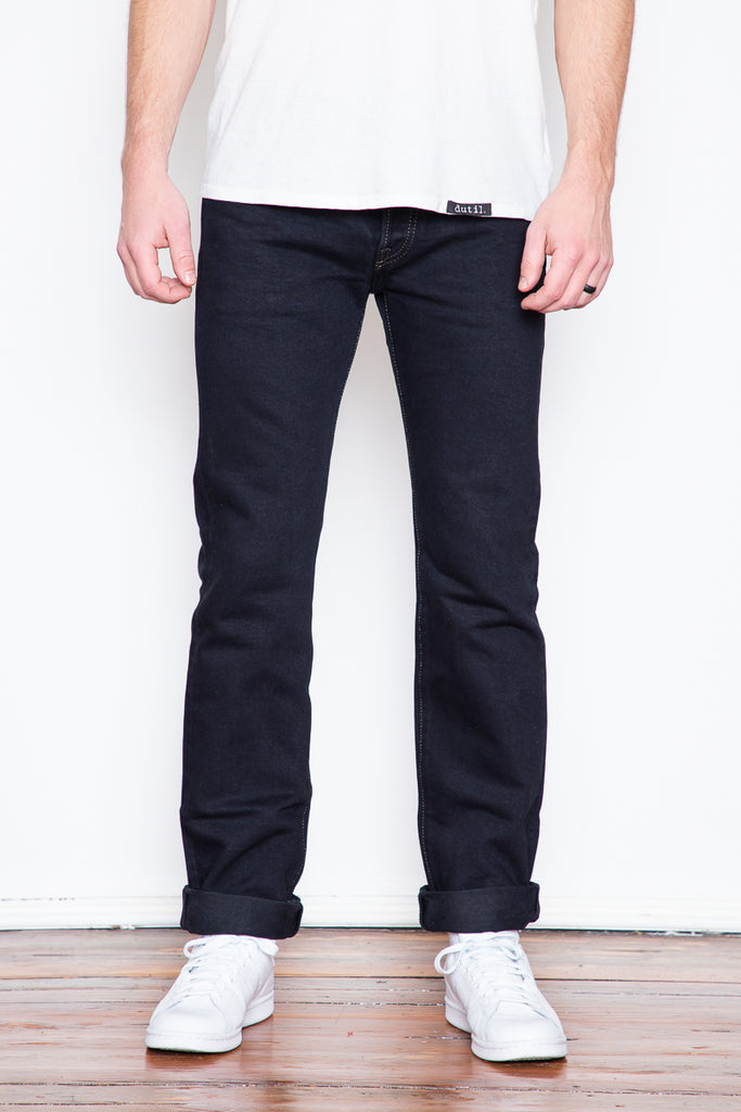 Iron Heart - 666 Slim-Straight - 21oz Indigo Overdyed Black