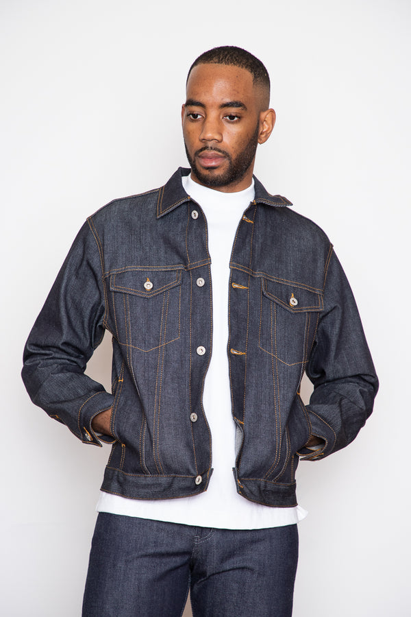 Naked & Famous Jacket - Left Hand Twill (with Pockets) Jeans & Apparel Naked & Famous - Dutil Denim