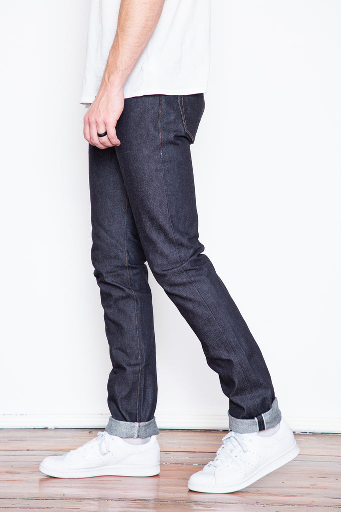 This updated slim-straight fit from RGT gives a little bit more room in the rise than the Stanton does while maintaining the fit's classic slim leg below the waist. 