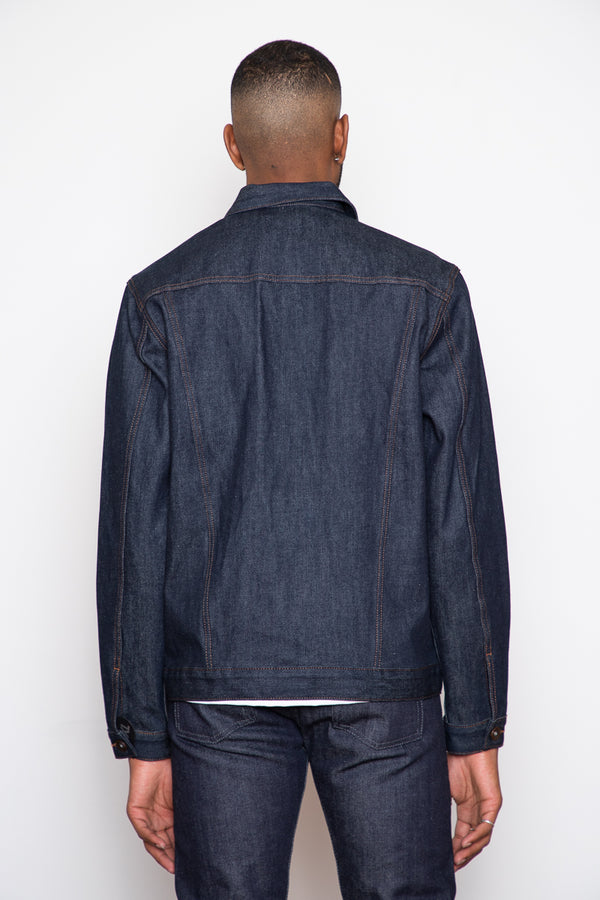 Unbranded Jacket - 14.5oz Indigo Selvedge Jeans & Apparel The Unbranded Brand - Dutil Denim