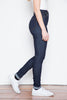 New to Dutil's Quintessential Series, this High Rise Skinny is made from a comfortable and sustainable washed, indigo-dyed fabric that is sleek and versatile. The fabric's 91% cotton composition means that this jean has a structured denim-y feel without sacrificing any comfort. The denim has been finished off in a high-rise, skinny cut that is flattering and timeless.