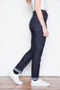 New to Dutil's Quintessential Series, this Mid Rise Straight jean is made from a comfortable and sustainable washed, indigo-dyed fabric that is classic and versatile. The fabric's 92% cotton composition means that this jean has a structured denim-y feel without sacrificing any comfort. The denim has been finished off in a mid-rise, regular straight cut that is easy to wear and style.