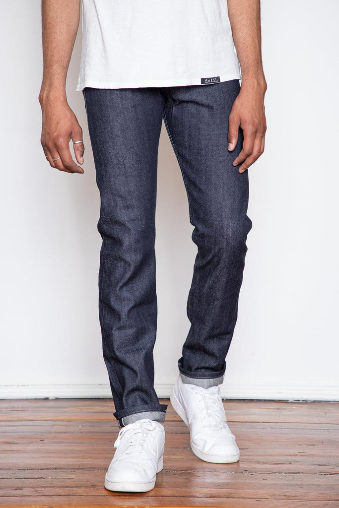 Naked Famous Weird Guy Indigo Selvedge– Dutil Denim